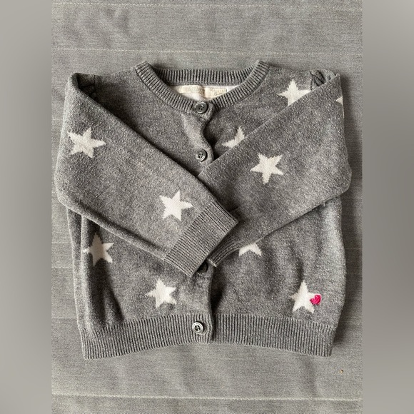 Grey star cardigan for baby. Great condition - Picture 3 of 4